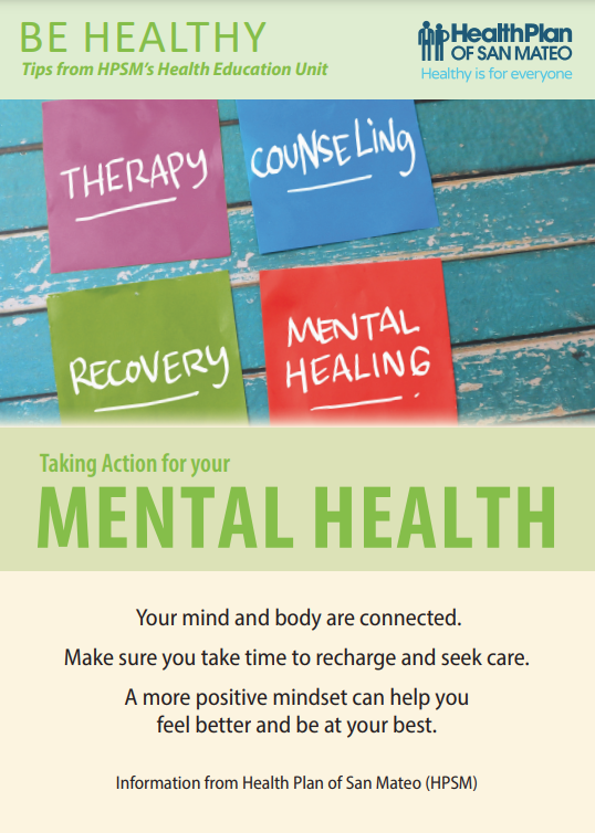 Mental Health newsletter cover
