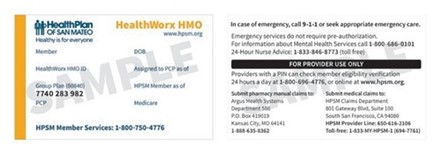 Healthworx ID Card